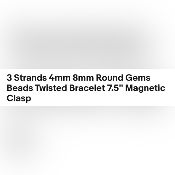 RED JADE 3 STRAND BRACELET - Picture 3 of 8